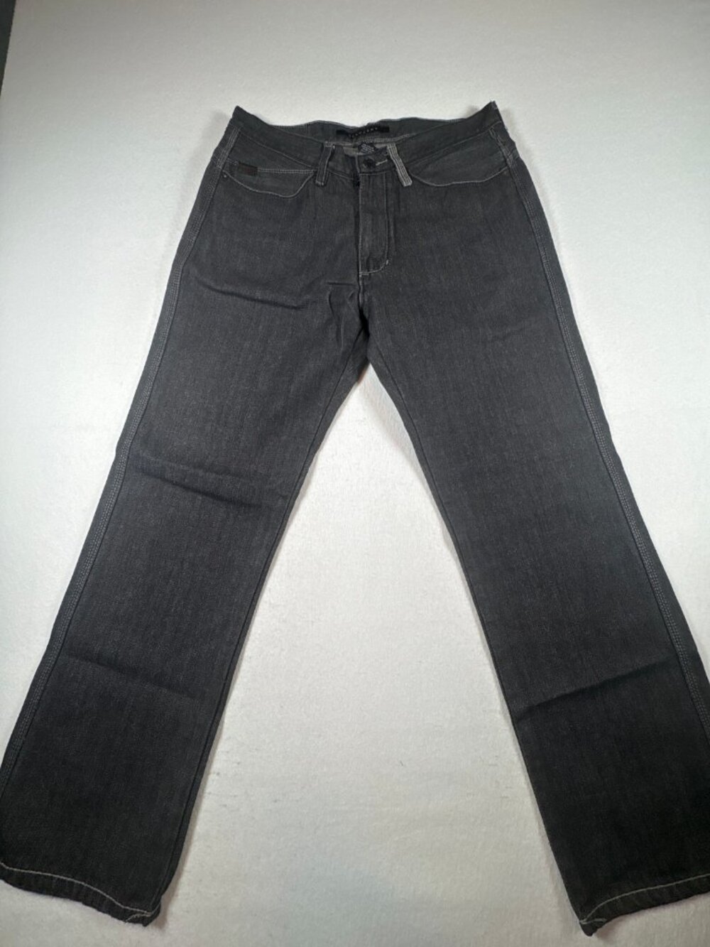 Sean John Jeans Mens 34 Black Denim 5-Pocket Americana Straight Leg Streetwear